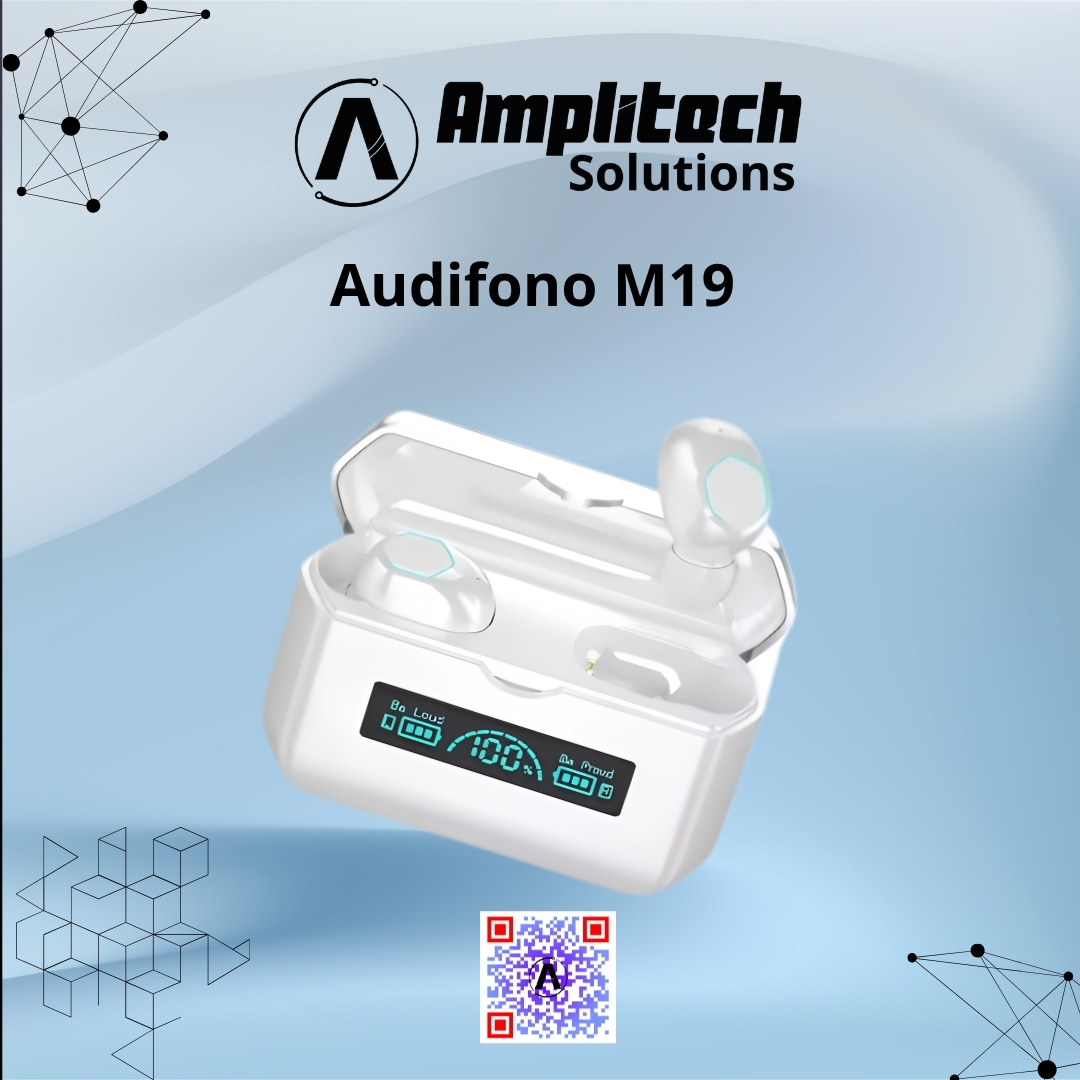 Audífonos Inalámbricos TWS M19 con Pantalla LED y Power Bank