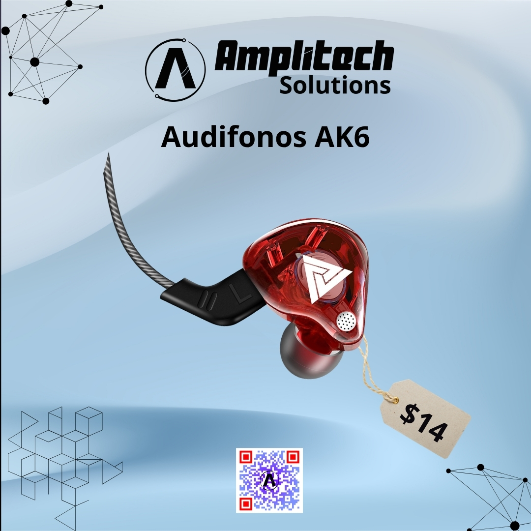 Audífonos In-Ear Hi-Fi con Cable AK6