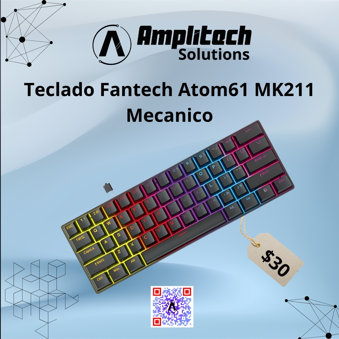 Teclado Mecánico Gamer Fantech Atom61 MK211