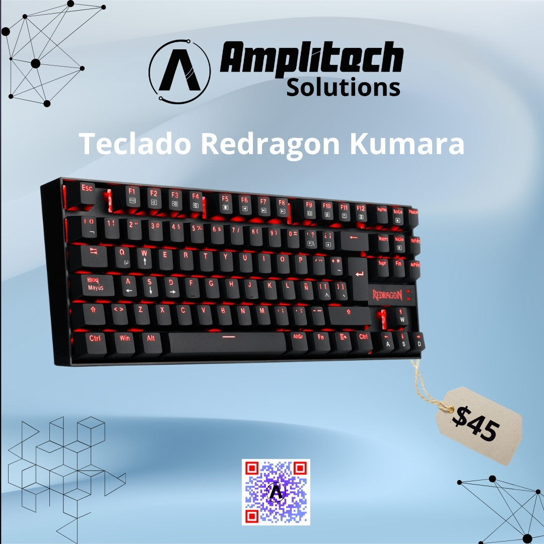Teclado Mecánico Gamer TKL Redragon Kumara