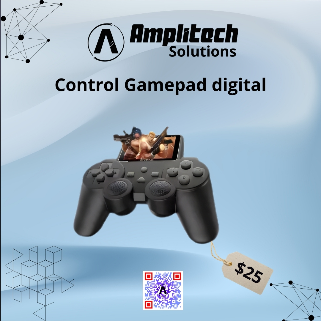 Control Gamepad Inalámbrico con Soporte para Smartphone