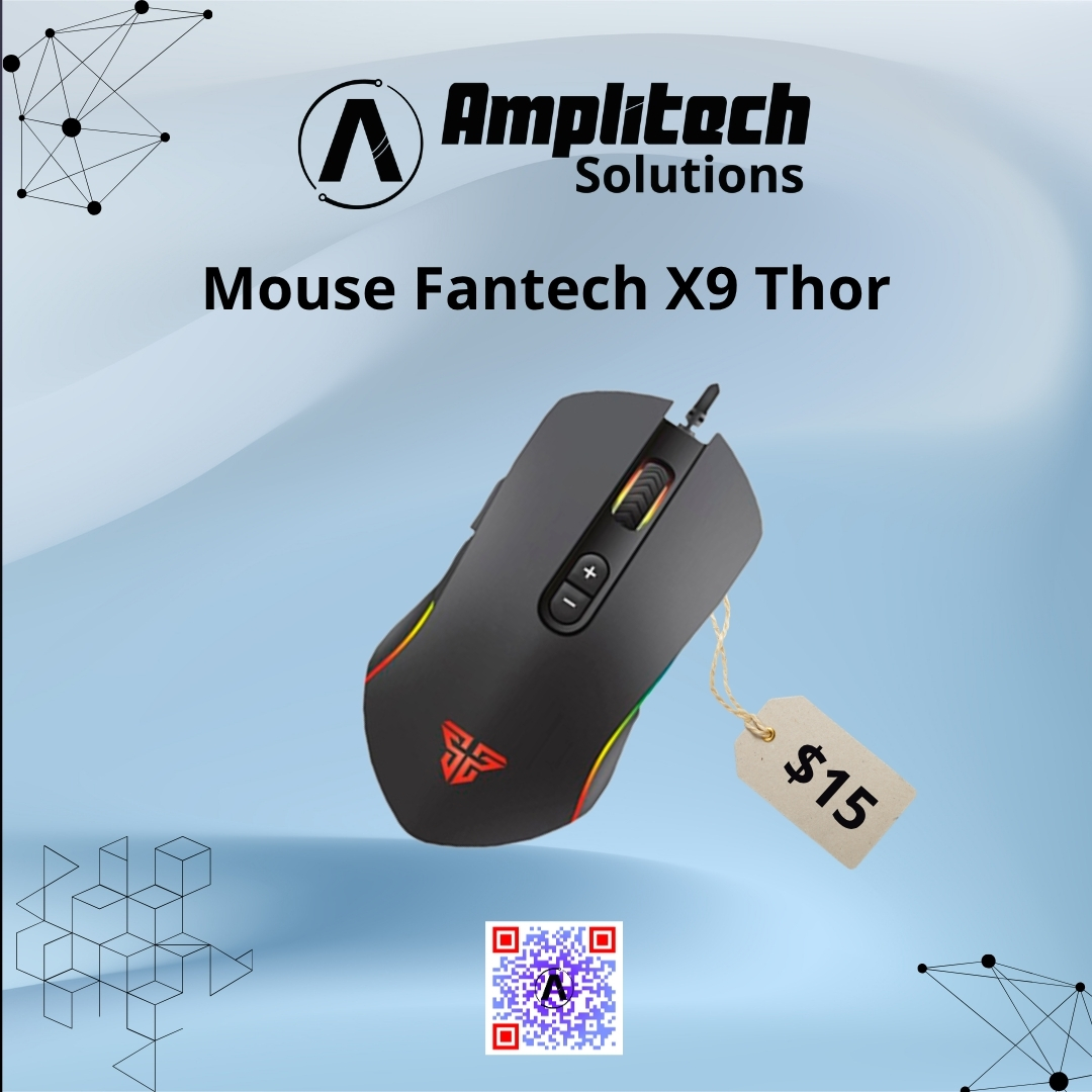 Mouse Gamer Fantech X9 Thor RGB con Cable